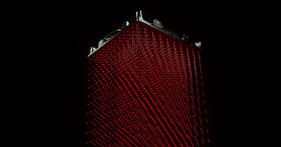 LED 3D curtain screen